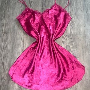 Y2k Vintage Hot pink nightgown